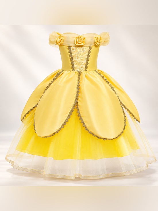 Other - Princess Belle Yellow Dress Kids Size 10–12 150 cm